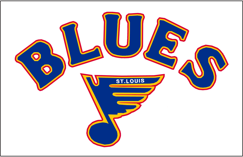 St. Louis Blues 1984 85-1986 87 Jersey Logo vinyl decal